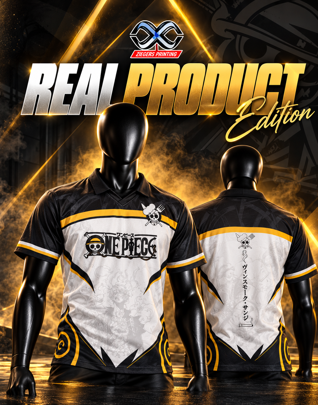 One Piece Yellow Black