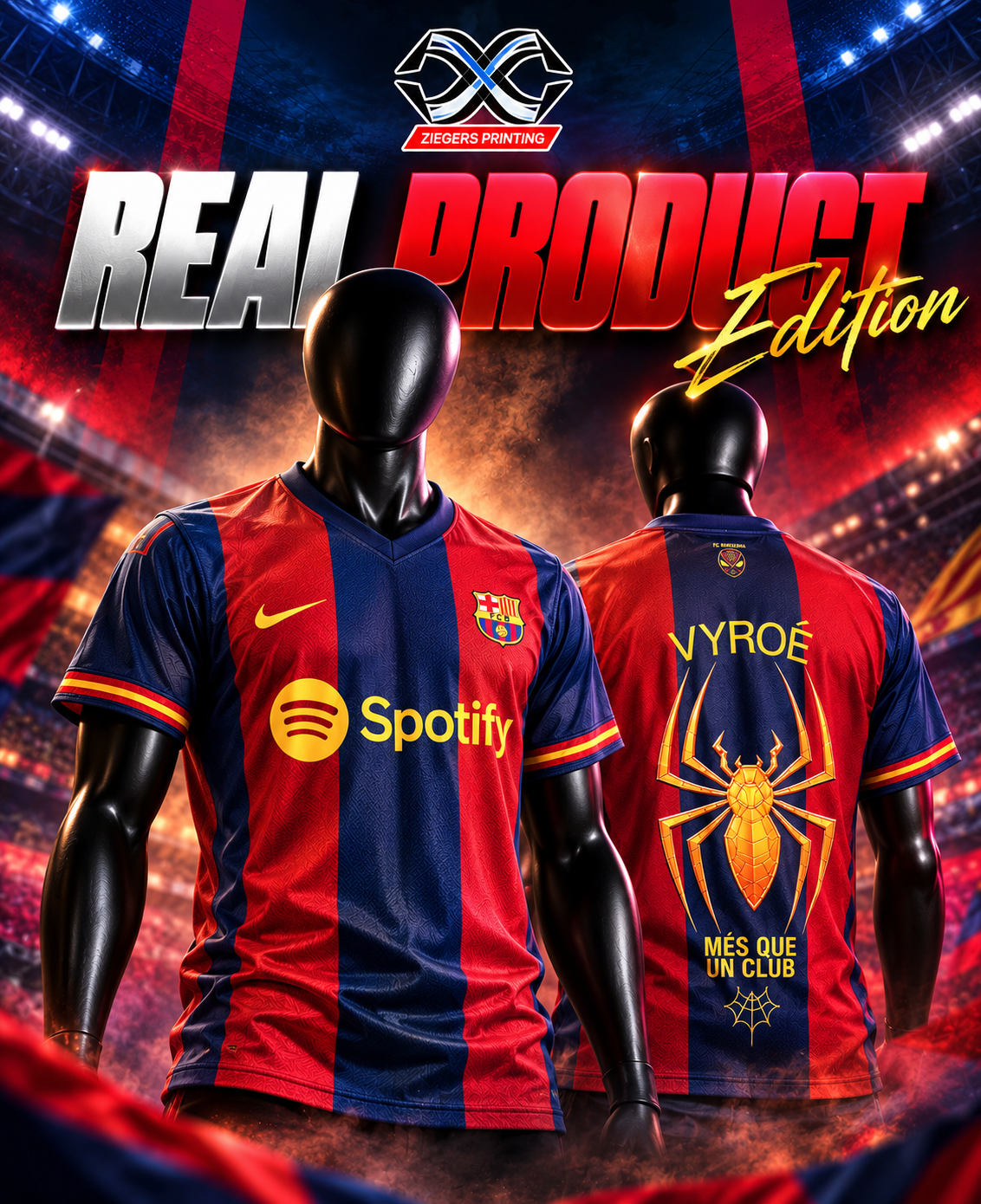 Barcelona Custom Jersey