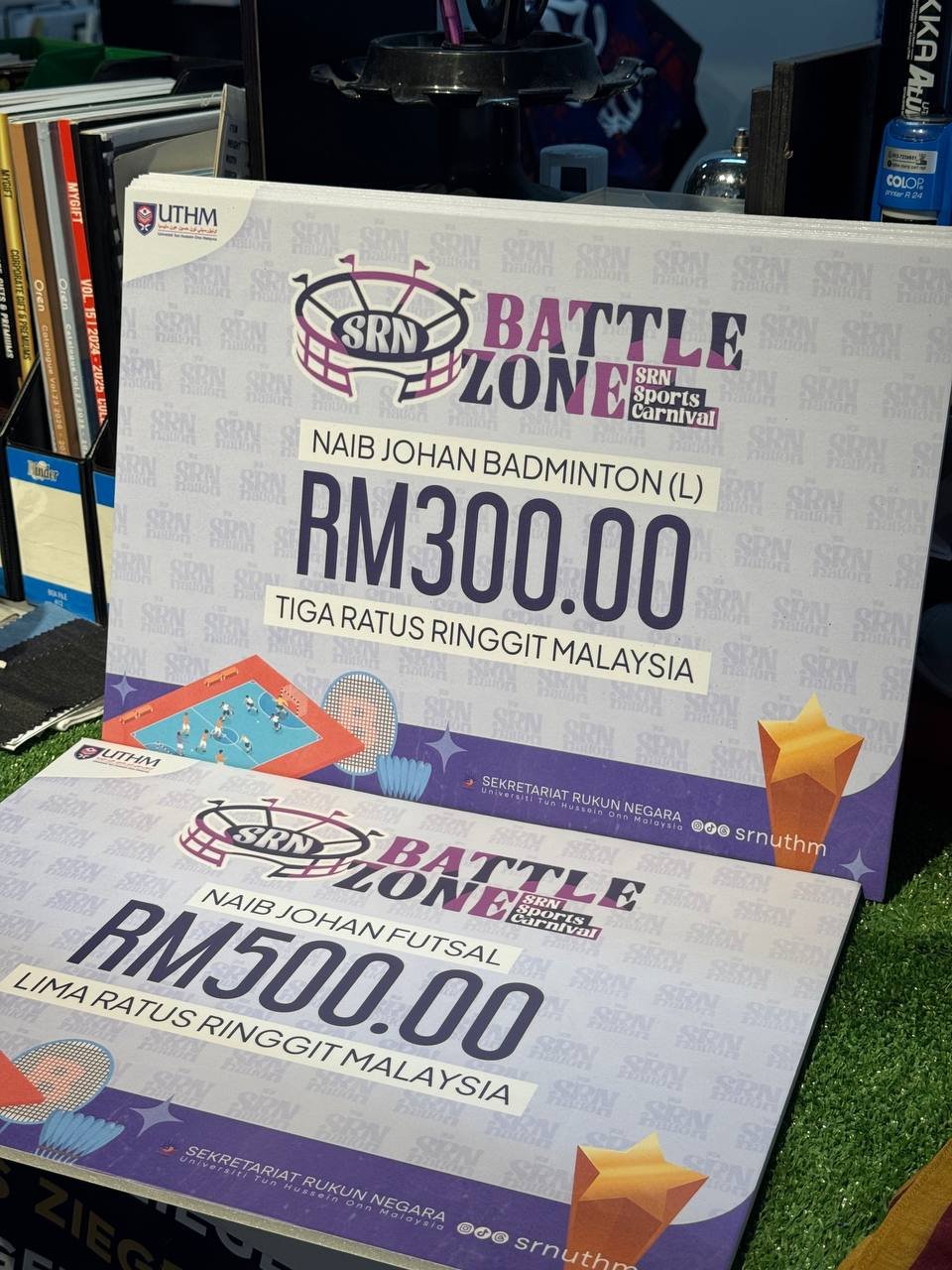 Mock Cheque Battle Zone SRN Sport Carnival